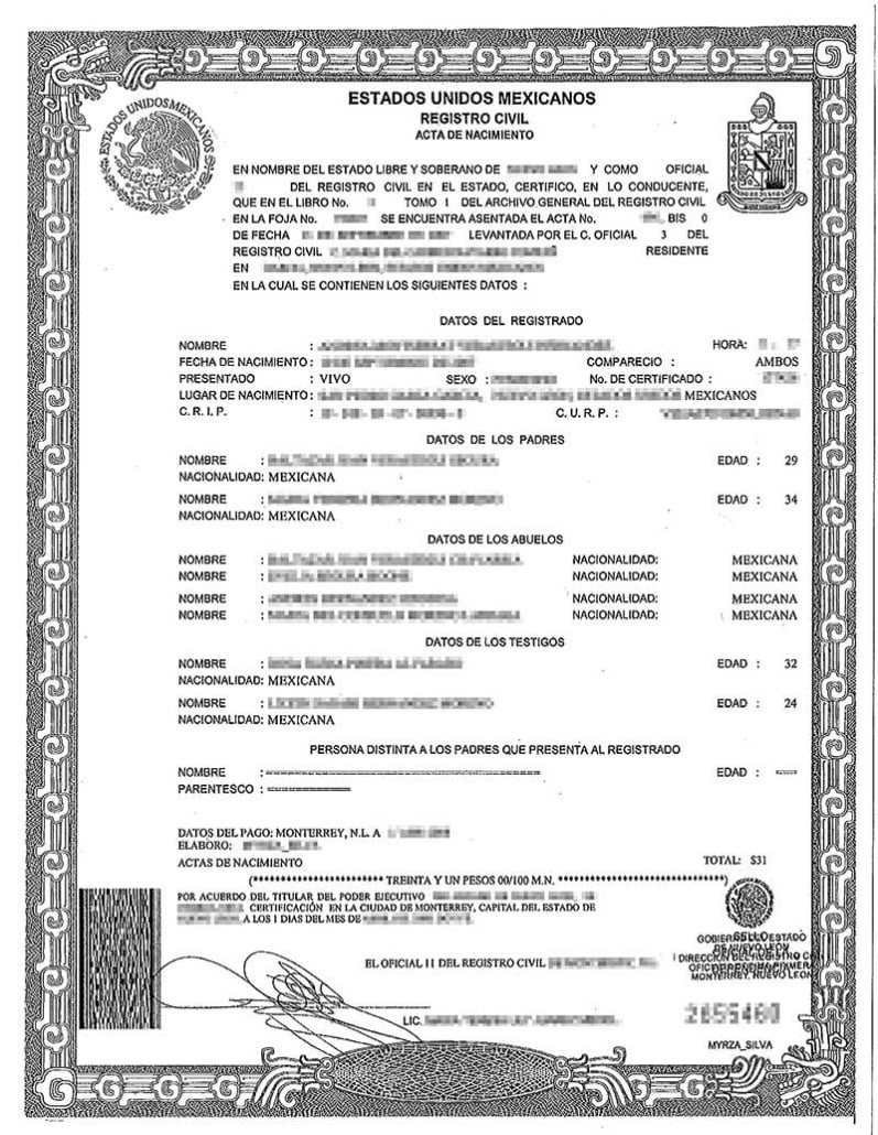 How to Translate Birth Certificates for USCIS Inside Uscis Birth Certificate Translation Template